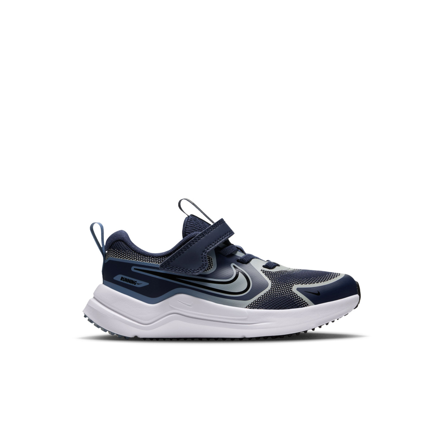 Nike Cosmic Runner Toddlers Running Shoes Dark Blue Light Blue White