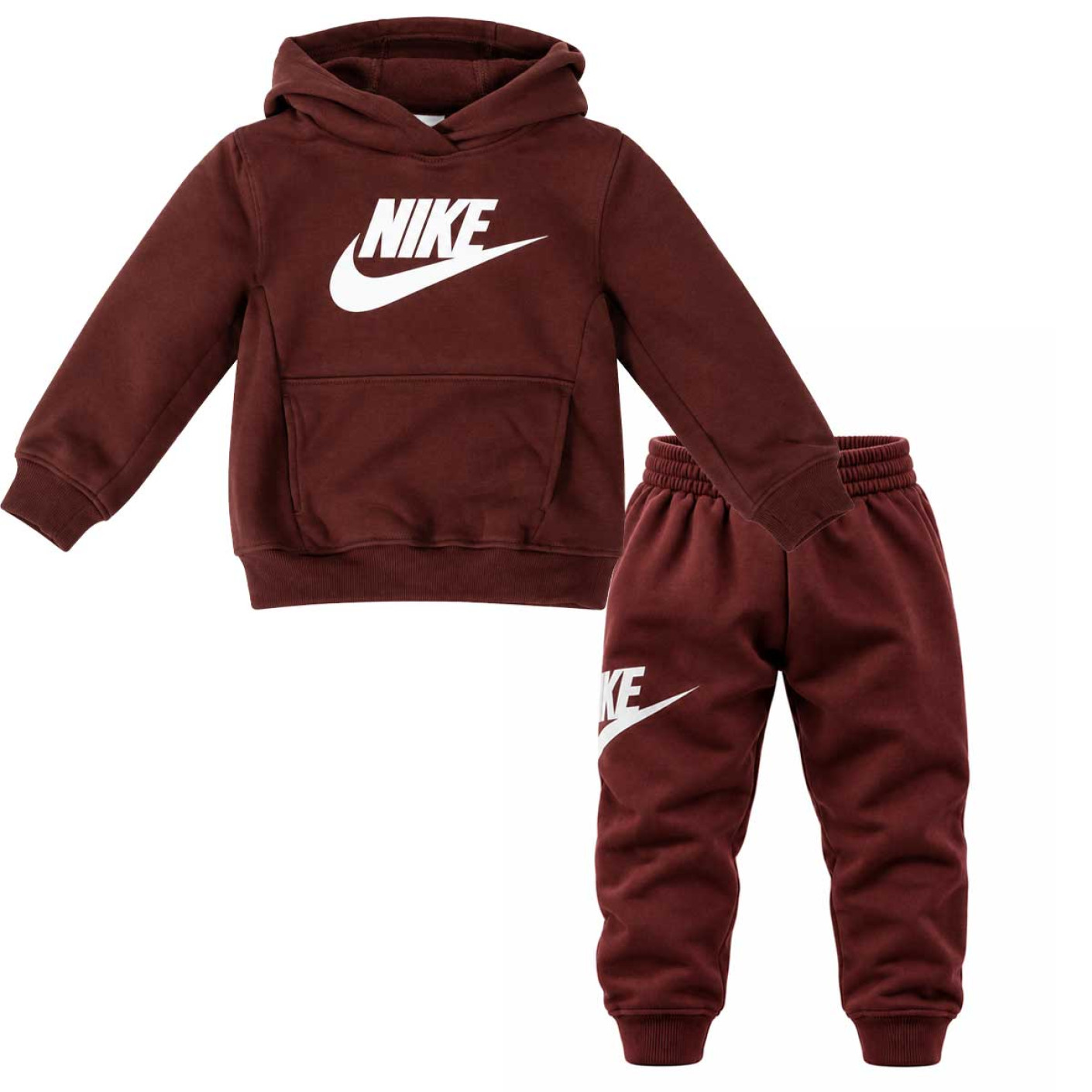 Nike Club Fleece Toddler/Toddler Tracksuit Burgundy White