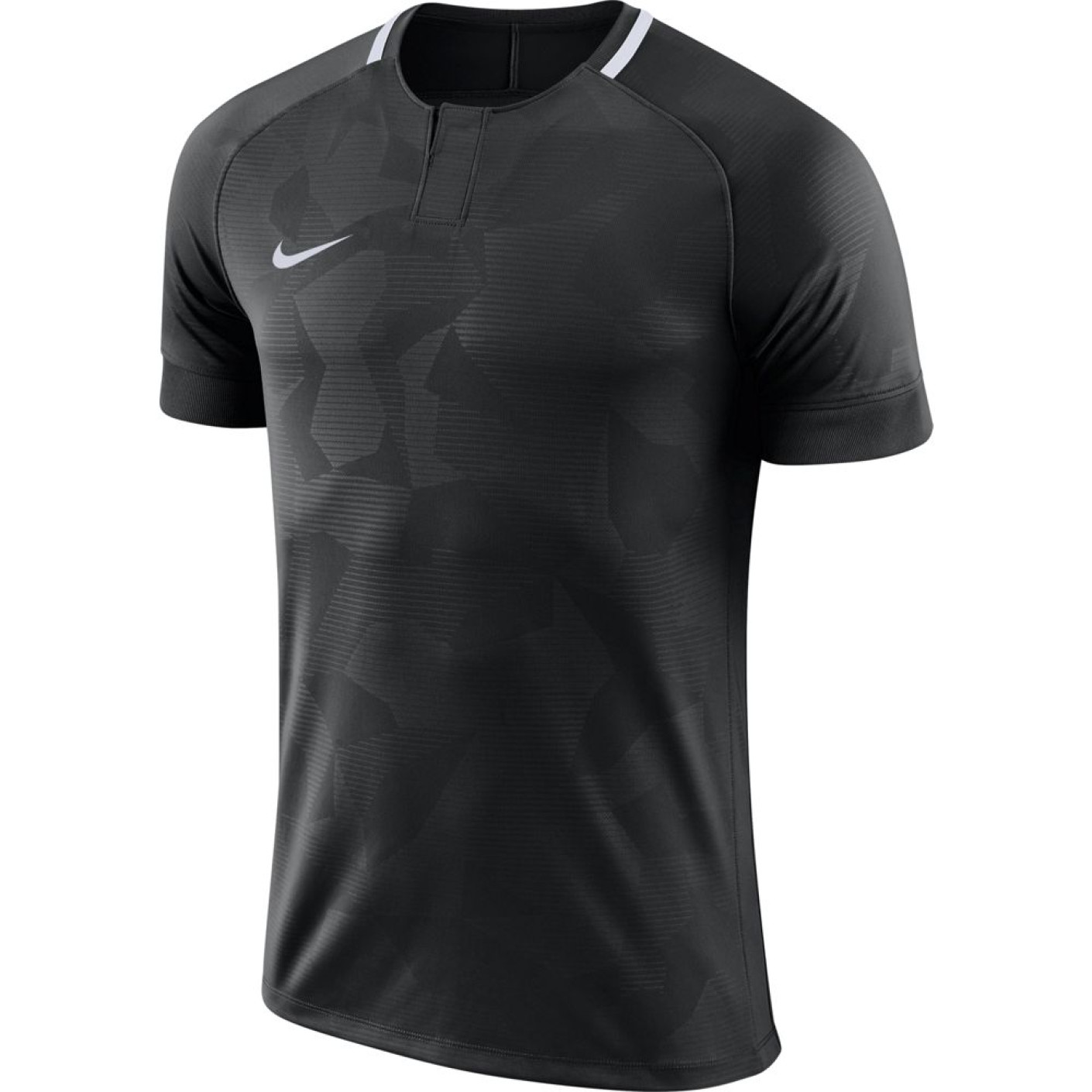 Nike Dry Challenge II Shirt Kids Black White Black