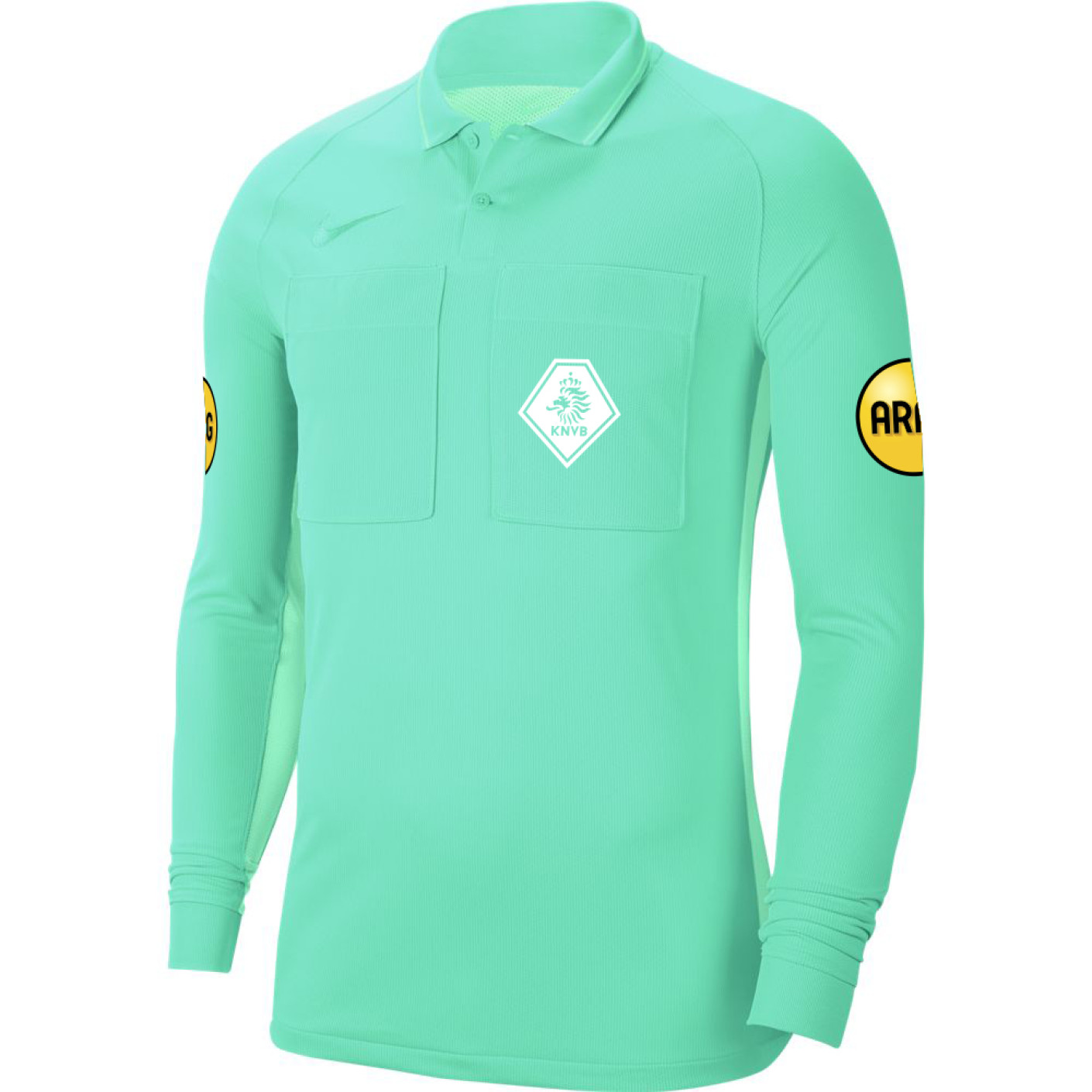 Nike KNVB Scheidsrechtersshirt Lange Mouwen 2020-2022 Turquoise