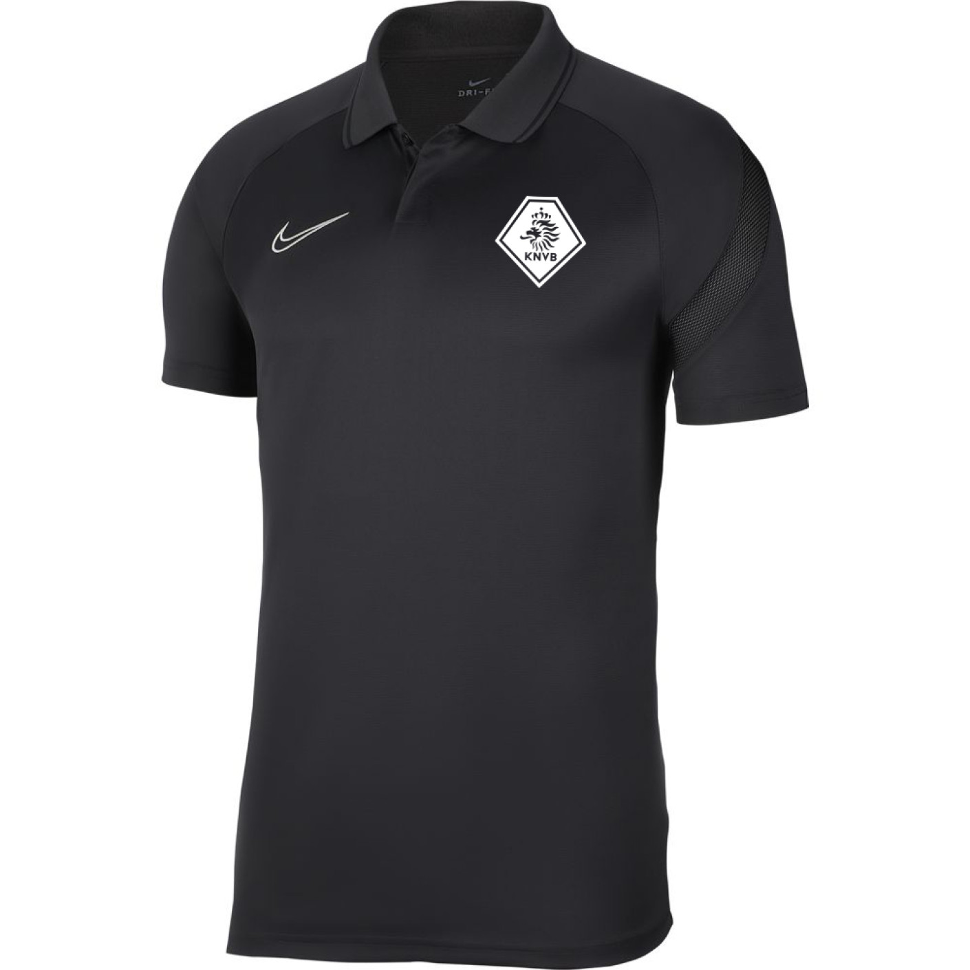 Nike KNVB Academy Pro Polo Anthracite Black - KNVBshop.nl