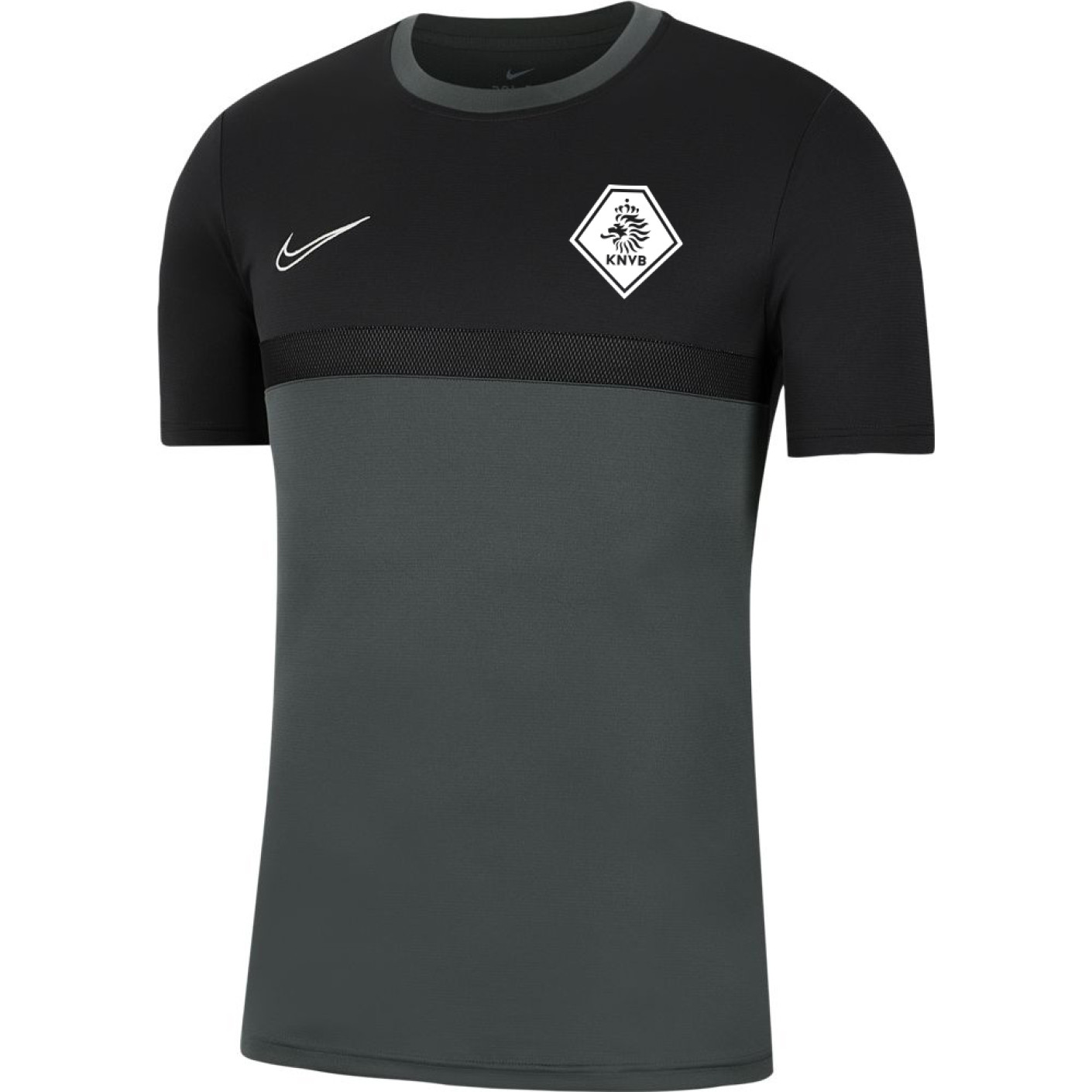 Nike KNVB Academy Pro Training Shirt Kids Anthracite Black
