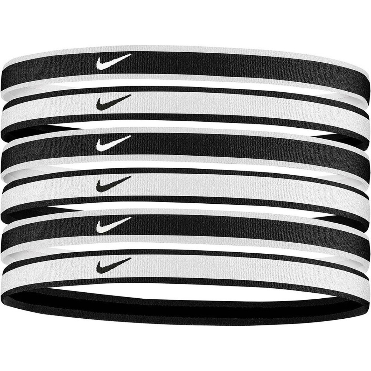 Nike TIPPED SWOOSH SPORT Haarbanden Wit Zwart - KNVBshop.nl