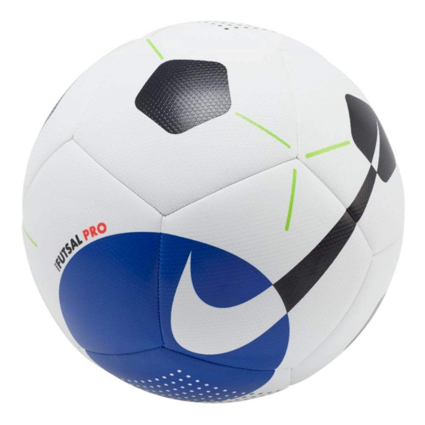 Nike Pro Futsal Voetbal Wit Blauw Zwart - KNVBshop.nl