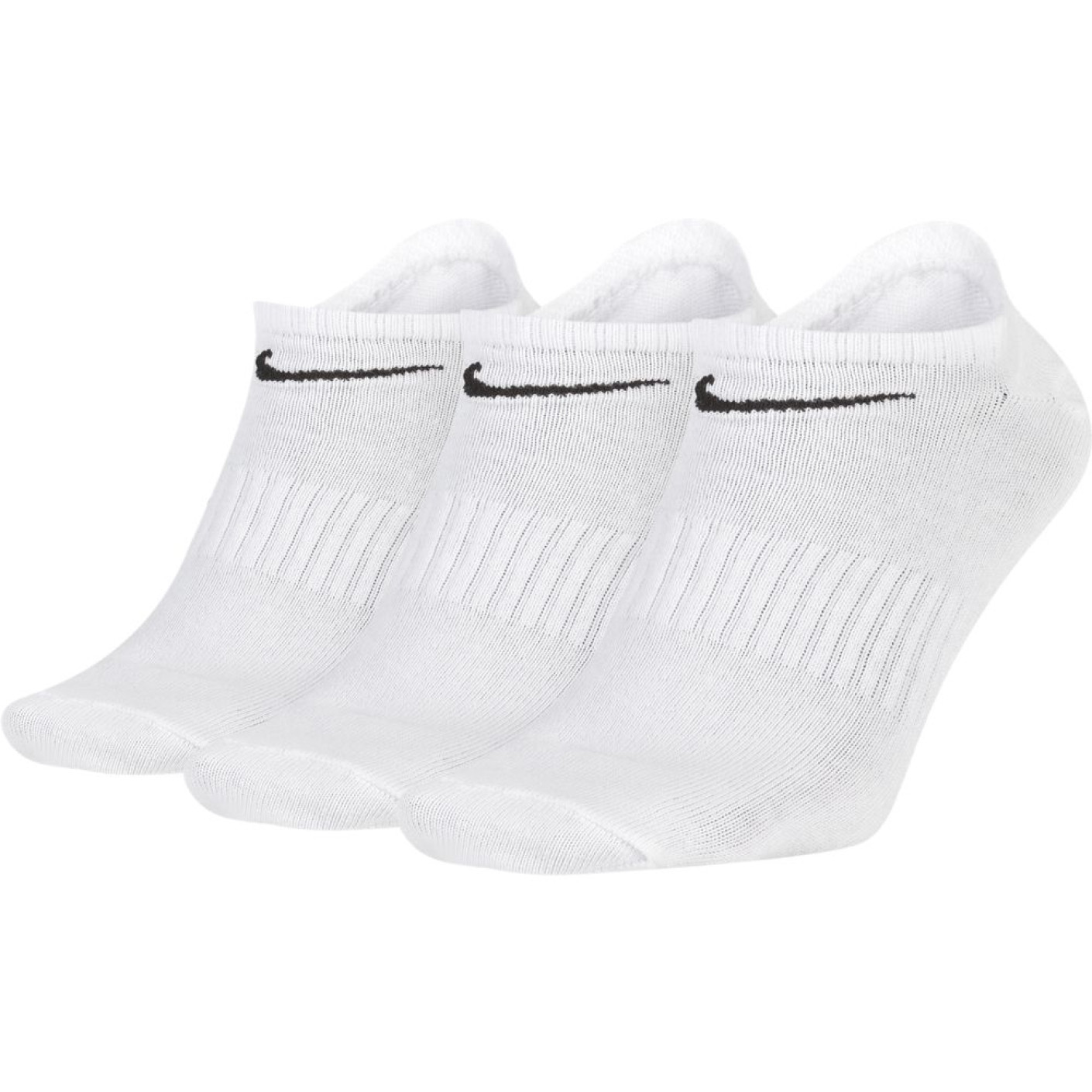 Nike Everyday Lightweight No-Show Socks 3-Pack White