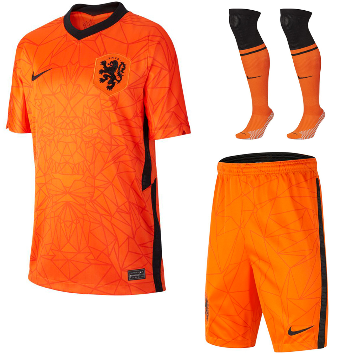 Nike Netherlands Home Kit 2020-2022 Kids