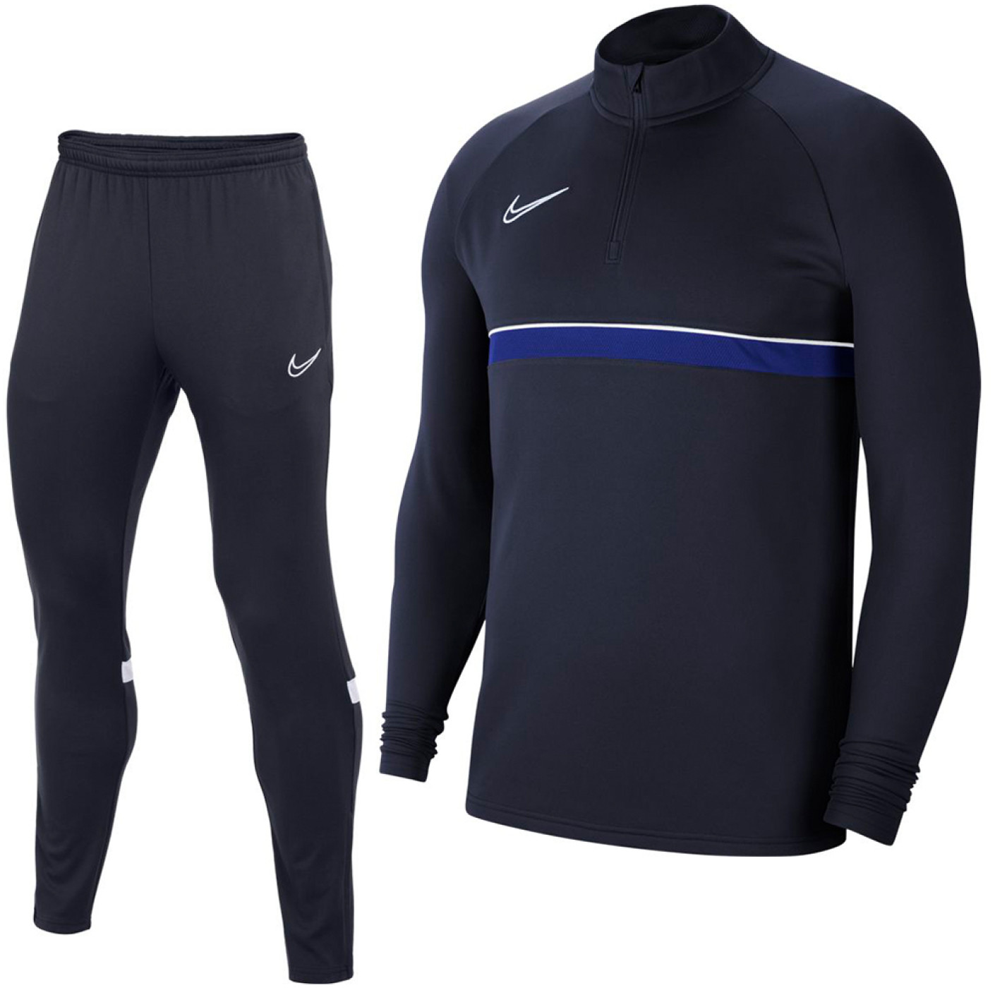 Nike Academy 21 Dri-Fit Trainingspak Donkerblauw Blauw