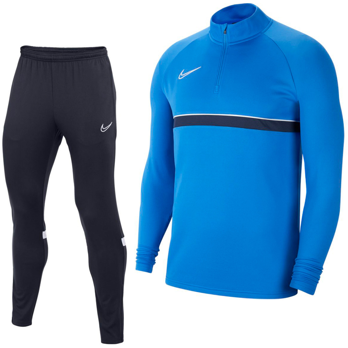 Nike Academy 21 Dri-Fit Trainingspak Blauw Donkerblauw