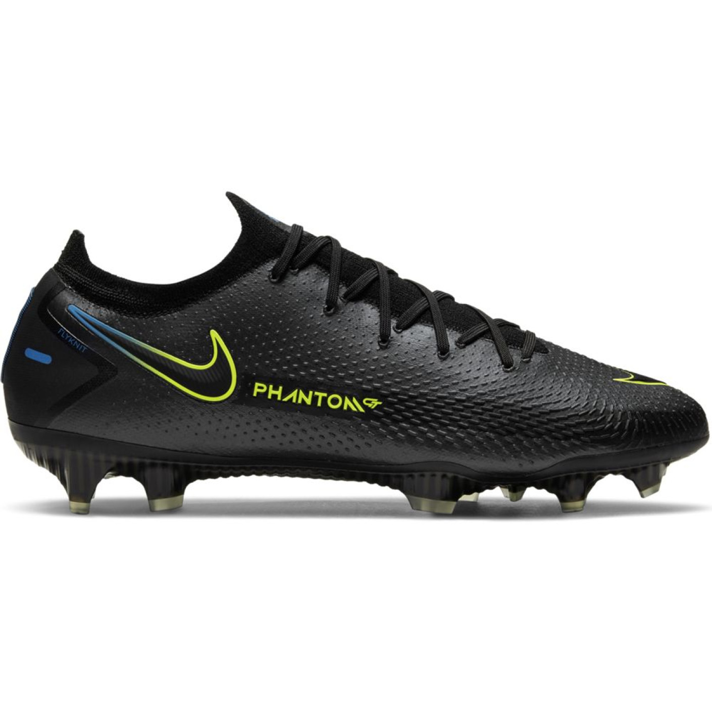 Nike Phantom GT Elite Grass Football Shoes (FG) Black Yellow Blue