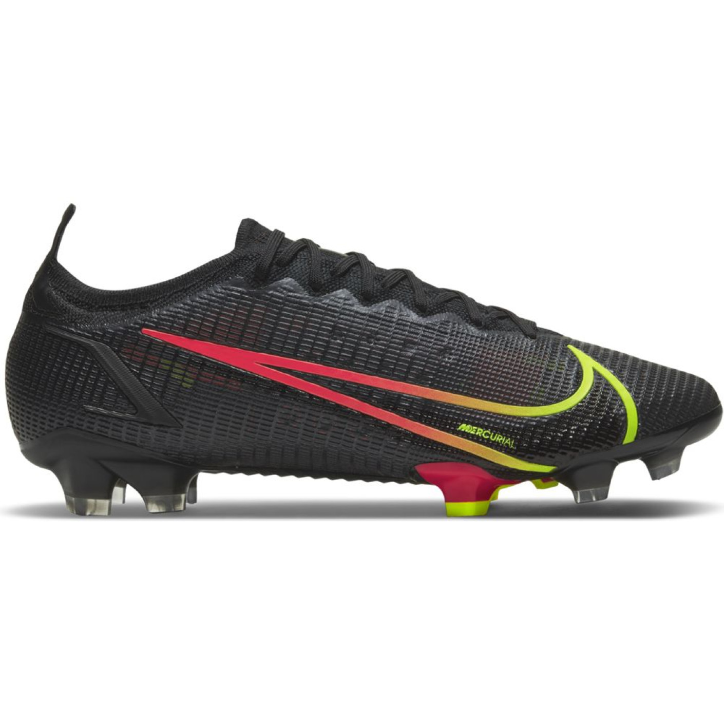 Nike Mercurial Vapor 14 Elite Grass Football Boots FG Black Yellow KNVBshop