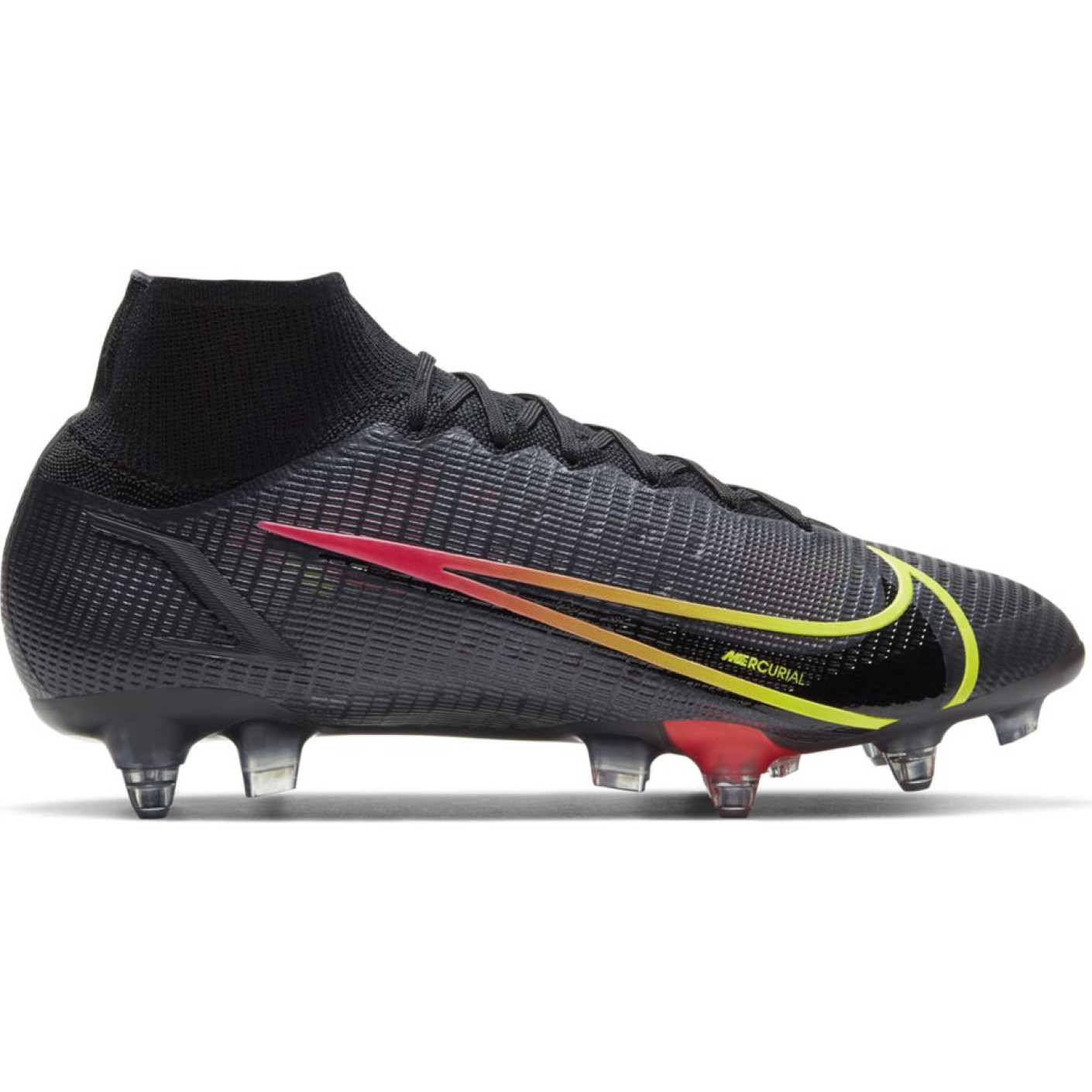 Nike Mercurial Superfly 8 Elite Iron-Blow Football Boots Anti-Clog (SG) Black Yellow