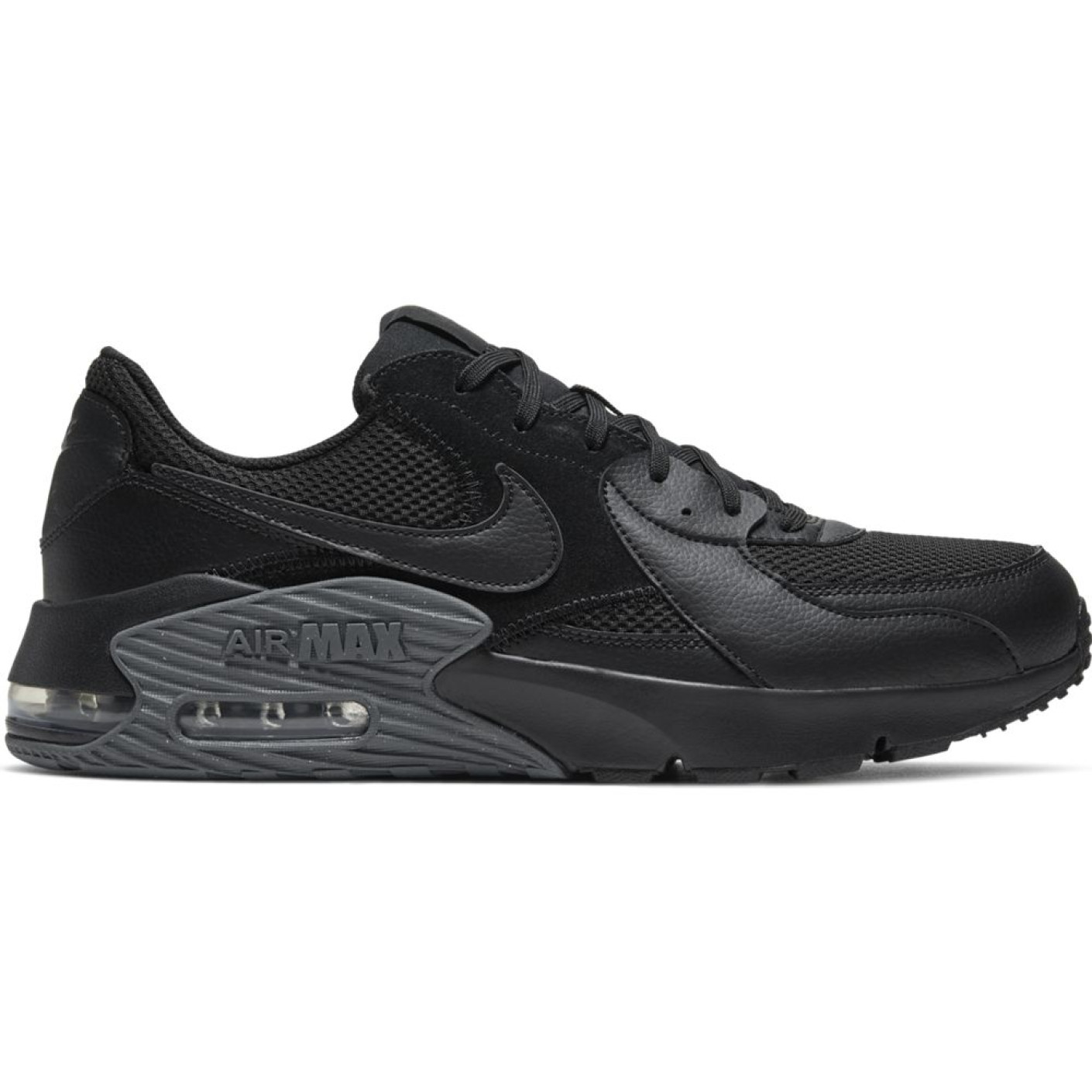 Nike Air Max Excee Sneakers Zwart Donkergrijs Transparant Grijs