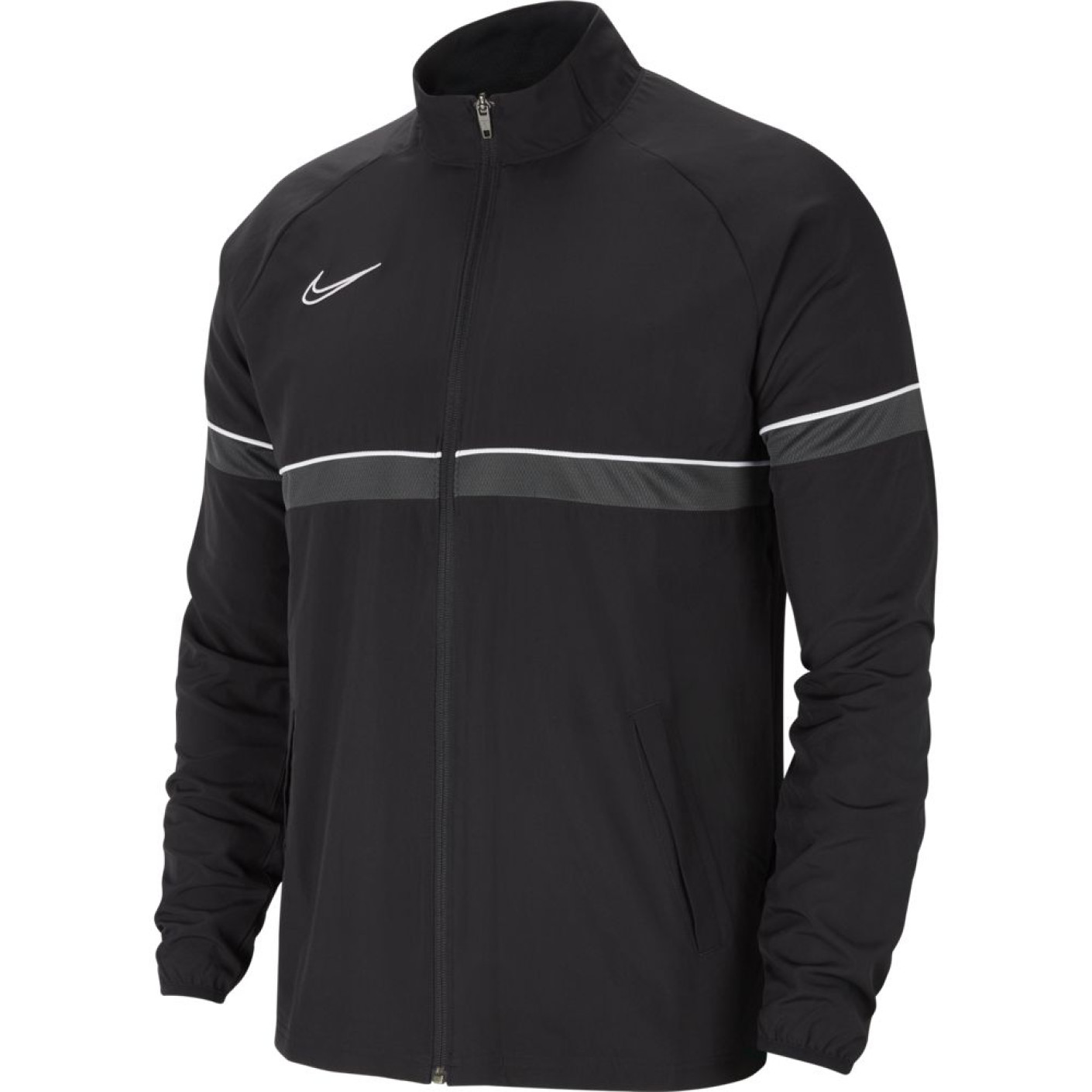 Nike Academy 21 Dri-Fit Trainingsjack Woven Zwart Antraciet