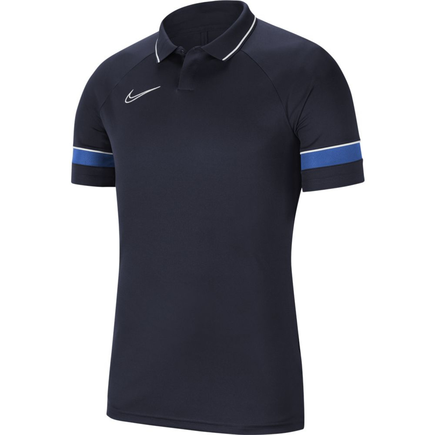 Nike Academy 21 Polo Dri-Fit Kids Donkerblauw