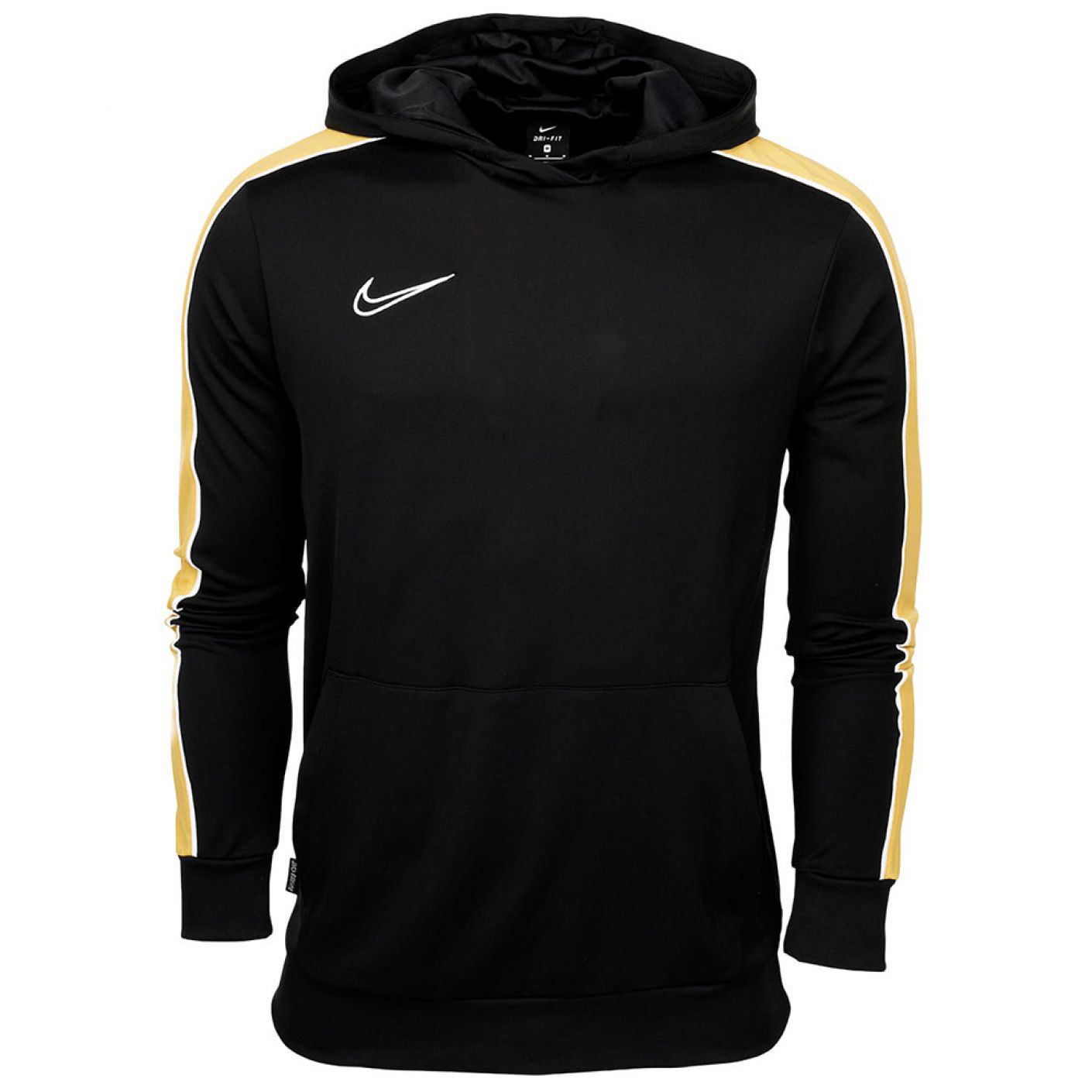 Nike Academy 21 Hoodie Kids Black Gold White