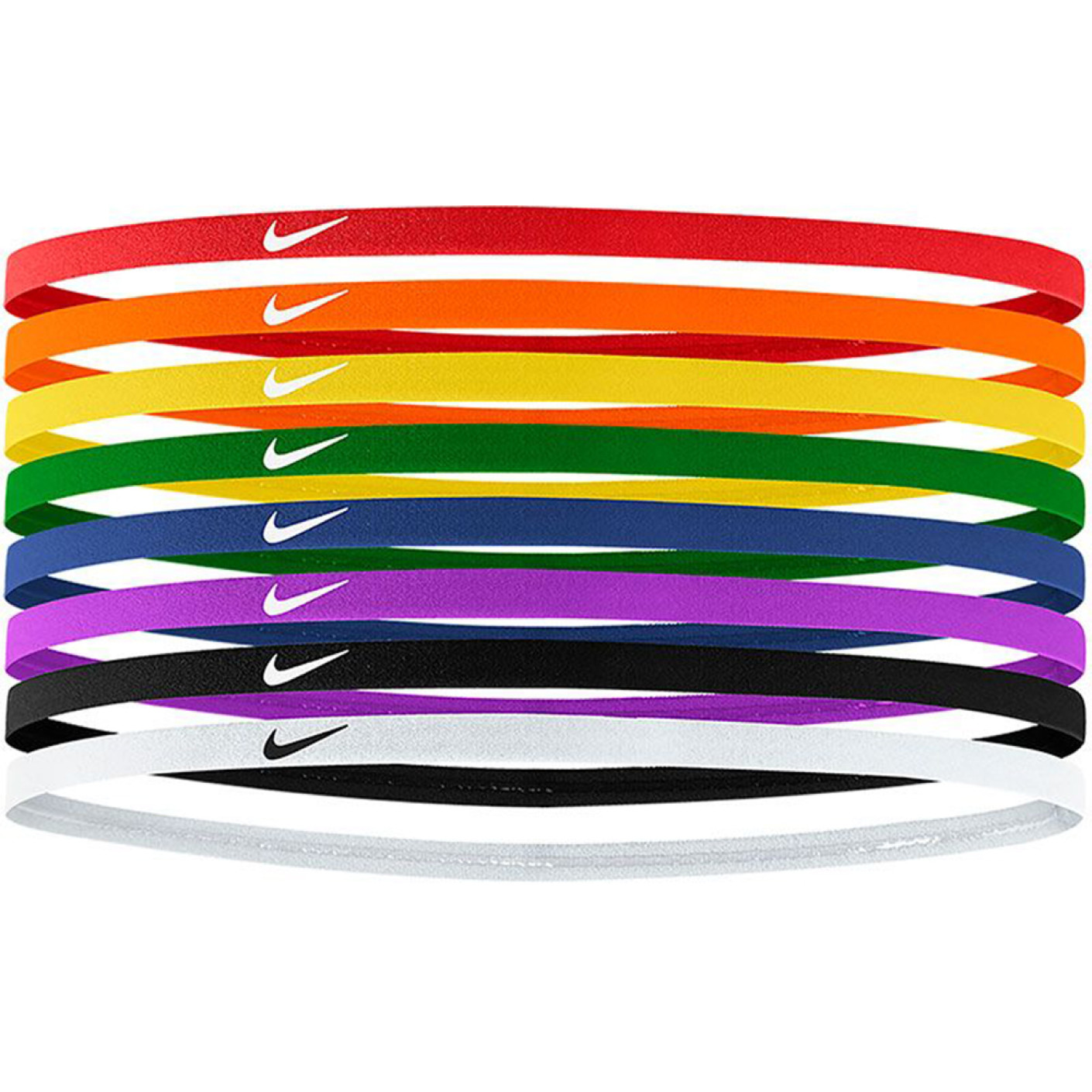 Nike Skinny Haarbanden 8-Pack Multicolor