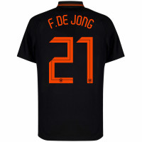 Nike Nederland F. de Jong 21 Uitshirt 2020-2022