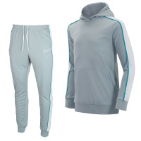 Nike Hoodie Tracksuit Academy Kids Light Grey White