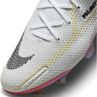 Nike Phantom GT 2 Elite DF Grass Football Boots (FG) White Black Red Pink