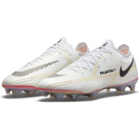 Nike Phantom GT 2 Elite Voetbalschoenen Gras Wit Zwart Rood Roze