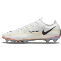 Nike Phantom GT 2 Elite Voetbalschoenen Gras Wit Zwart Rood Roze