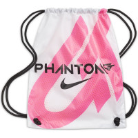 Nike Phantom GT 2 Elite Voetbalschoenen Gras Wit Zwart Rood Roze