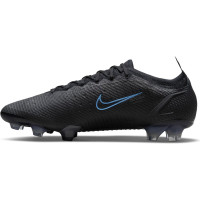 Nike Mercurial Vapor 14 Elite Gras Voetbalschoenen (FG) Zwart Blauw Donkergrijs