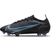 Nike Mercurial Vapor 14 Elite Gras Voetbalschoenen (FG) Zwart Blauw Donkergrijs