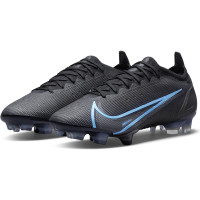 Nike Mercurial Vapor 14 Elite Gras Voetbalschoenen (FG) Zwart Blauw Donkergrijs