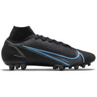 Nike Mercurial Superfly 8 Elite Voetbalschoenen Gras Zwart Blauw -  KNVBshop.nl