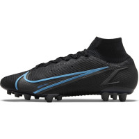 Nike Mercurial Superfly 8 Elite Football Boots Grass Black Blue