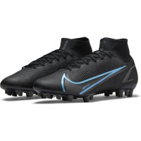Nike Mercurial Superfly 8 Elite Football Boots Grass Black Blue