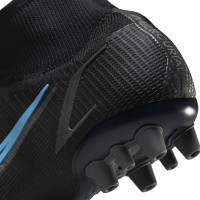Nike Mercurial Superfly 8 Elite Football Boots Grass Black Blue