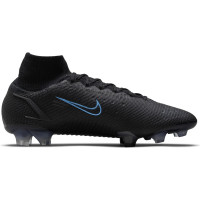 Nike Mercurial Superfly 8 Elite Football Boots Grass Black Dark Grey