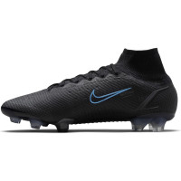 Nike Mercurial Superfly 8 Elite Football Boots Grass Black Dark Grey