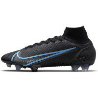 Nike Mercurial Superfly 8 Elite Football Boots Grass Black Dark Grey