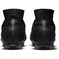Nike Mercurial Superfly 8 Elite Football Boots Grass Black Dark Grey