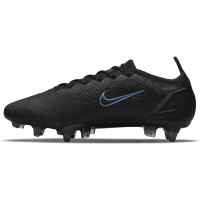 Nike Mercurial Vapor 14 Elite Iron Button Football Boots Black Blue