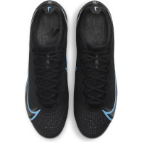 Nike Mercurial Vapor 14 Elite Iron Button Football Boots Black Blue