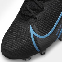 Nike Mercurial Vapor 14 Elite Voetbalschoenen met Ijzeren Nop Zwart Blauw