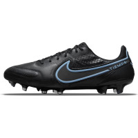 Nike Tiempo Legend 9 Elite Voetbalschoenen Gras (FG) Zwart Blauw