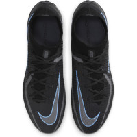 Nike Phantom GT 2 Elite Football Boots Grass with Collar Black Dark Grey