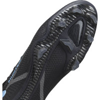 Nike Phantom GT 2 Elite Football Boots Grass with Collar Black Dark Grey