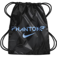 Nike Phantom GT 2 Elite Voetbalschoenen Gras met Sokje Zwart Donkergrijs