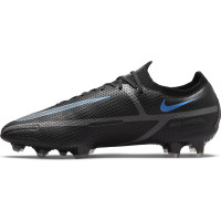 Nike Phantom GT 2 Elite Voetbalschoenen Gras Zwart Blauw