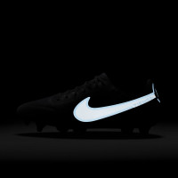 Nike Tiempo Legend 9 Elite Football Boots (SG) Anti-Clog Black Blue