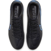 Nike Tiempo Legend 9 Elite Voetbalschoenen Ijzeren-Nop (SG) Anti-Clog Zwart Blauw