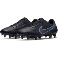 Nike Tiempo Legend 9 Elite Football Boots (SG) Anti-Clog Black Blue