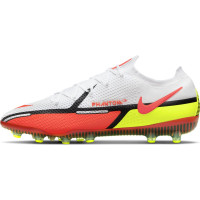 Nike Phantom GT 2 Elite Kunstgras Voetbalschoenen (AG) Wit Rood Geel