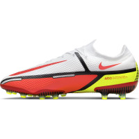 Nike Phantom GT 2 Elite Kunstgras Voetbalschoenen (AG) Wit Rood Geel